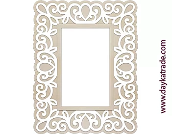 Marco Espejo Rectangular Filigrana Dayka 70x89cm