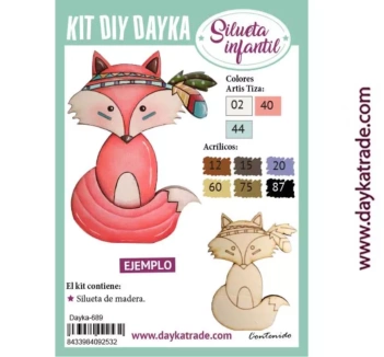 Kit DIY Zorrito Indio Dayka