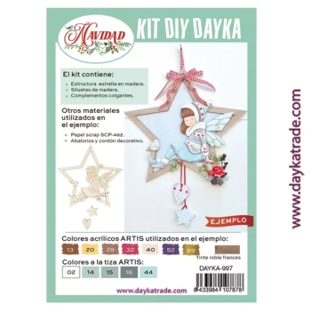 Kit DIY Estrella para Colgar con Hada de Fantasía Dayka