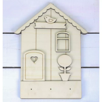 Tabla Llavero casita Dayka