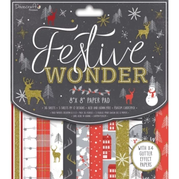 Set de Scrapbooking Festive Wonder Dovecraft 30x30cm
