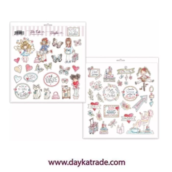 Die-cuts recortables Que me quiten lo bailao Dayka