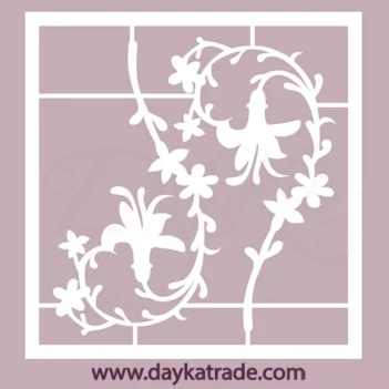 Dayka Trade Silhouette of Cardboard Creeper Lace 