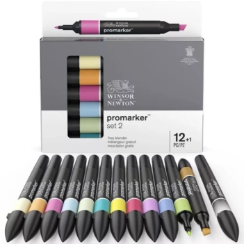 Set 12 Rotuladores Watercolour Landscape Tones Winsor & Newton