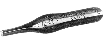 Brause 852B pointe de coupe pour linoléum sculpté