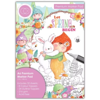Craft Consortium Let Spring Begin Colouring Book A6