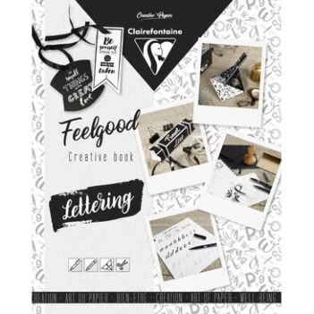 Feelgood Creativ'books Lettering Clairefontaine