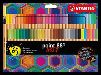 Set Arty 65 STABILO Point 88 highlighters