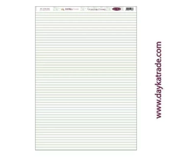 Dayka Trade Fabric DTXM-2012 Background Pattern Green Stripes 33x70cm