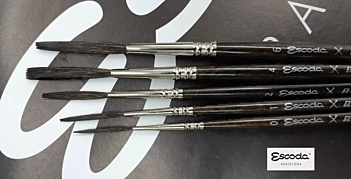 Escoda El Deletrista Runde Flachpinsel Kurzer 6525 