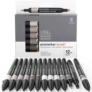 Set 12 Rotuladores Watercolour Landscape Tones Winsor & Newton