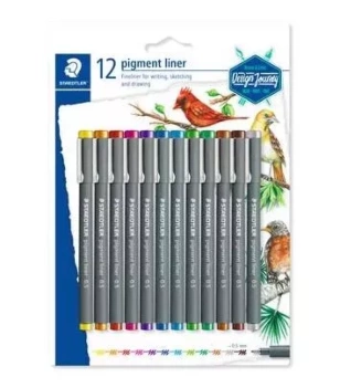 Staedtler Case 12 Markers Pigment Liner 308 