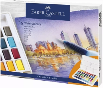 Set de 24 acuarelas Creative Studio Faber-Castell

