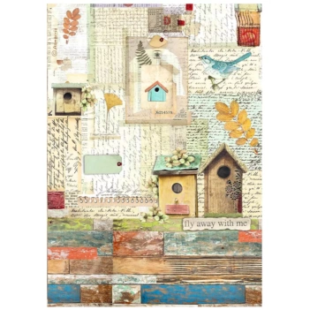 Papel de arroz para técnicas de decoupage.