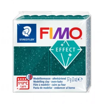 Fimo  57gr. Effect 562 Zielona Galaxia
