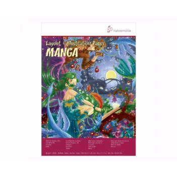 Bloc liso diseño e ilustración Manga Hahnemühle A4 80gr/m2