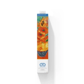 Pinta con diamantes Girasoles Van Gogh Diamond Dotz 56x71cm