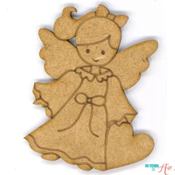 Kit Dolly Ángel de Navidad + prendedor