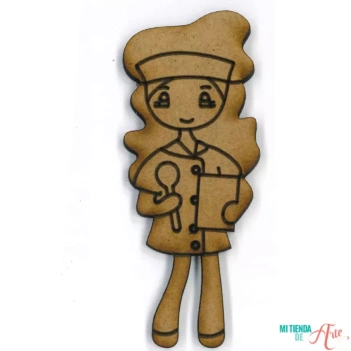 Kit Dolly Cocinera + Prendedor 71