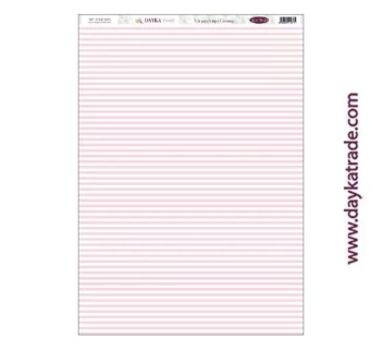 Tela DTXM-2003 Patrón Rayas Rosa Dayka 33x70cm