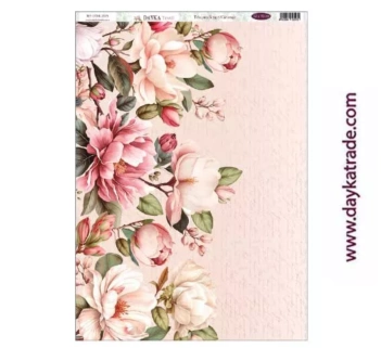 Dayka Trade DTXM-2075 Roses A Dream Christmas Fabric 33x70cm