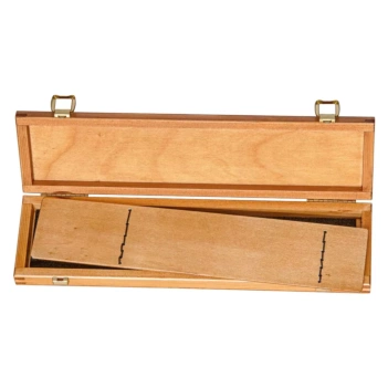 Caja de madera vacía pinceles largos Escoda