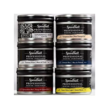 Tintas para xilografía al agua Brown Speedball 75ml