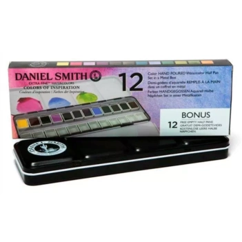 Caja metálica 12 godets Inspiration Daniel Smith