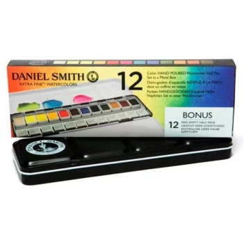 Caja metálica 12 godets Primarios Daniel Smith