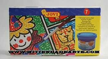 Caja témperas Jovi 35ml 7 piezas 