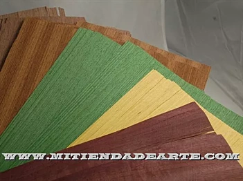 Chapas de Madera para Taracea 20x40 cm