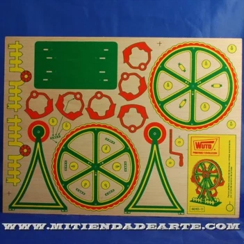 Noria-11 Screen Printed Marquetry Cut-Out Kits 4010-11