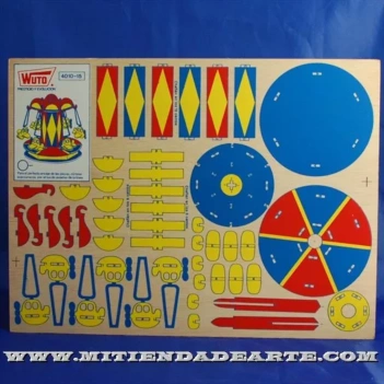 Roundabout-15 Screen Printed Scrapbooking Kits for Marquetry 4010-15