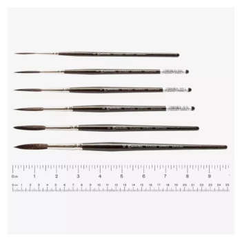 Pinceaux ronds synthétiques pour le filetage Last 1533 Escoda