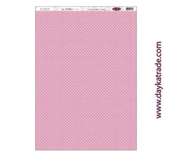 Dayka Trade Fabric DTXM-2013 Pink Dots Background Pattern 33x70cm