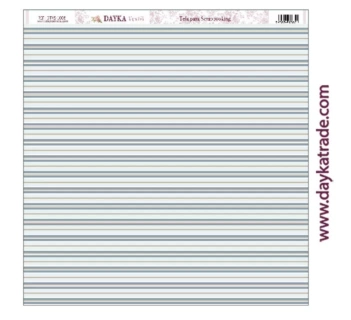 Dayka Trade Fabric DTXS-1006 Stripes Today Is My Day Boy 30x30cm