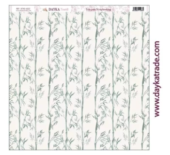 Tela DTXS-1016 Fondo Flores Rosas Dayka 30x30cm