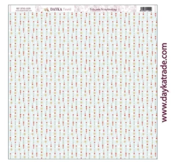 Tela DTXS-1029 Fondo Estrella Secretos de Navidad Dayka 30x30cm