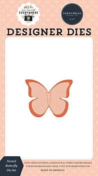 SUPER DEAL **30%** Carta Bella Here, There and Everywhere Dies Nested Butterfly 