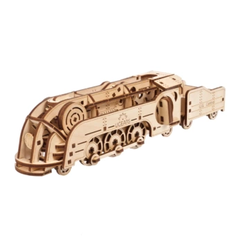 Modellino Mini Locomotiva Meccanica 3D Ugears