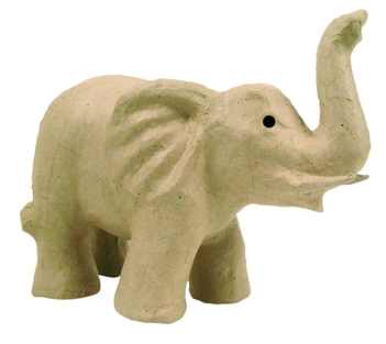 Brontosaurio de papel maché