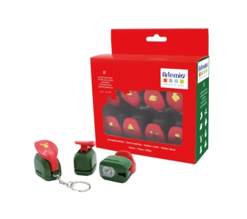 Kit 8 mini perforadoras Navidad
