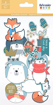 Chipboard Stickers Beary Christmas Artemio