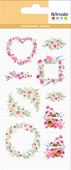 Artemio Set Stickers Cadres Au Jardin 