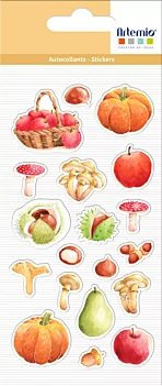 Artemio Puffy Stickers Fruits Fall In Love