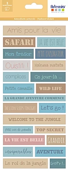 Chipboard Stickers Safari Artemio