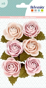 Mix Flores de papel White Prima