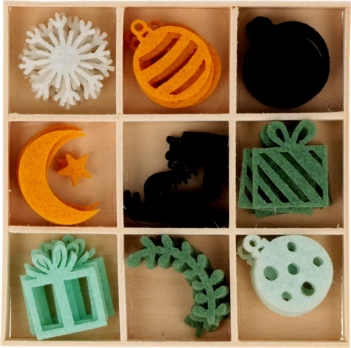 Set de Die-Cuts de Fieltro Imagine Xmas Artemio