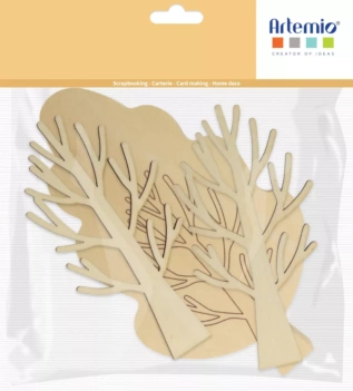 Die-cuts de madera Mini Promenade en Forêt Artemio
