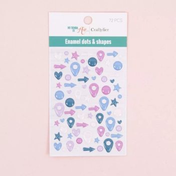 Craftelier Enamel Dots and Shapes Winter 